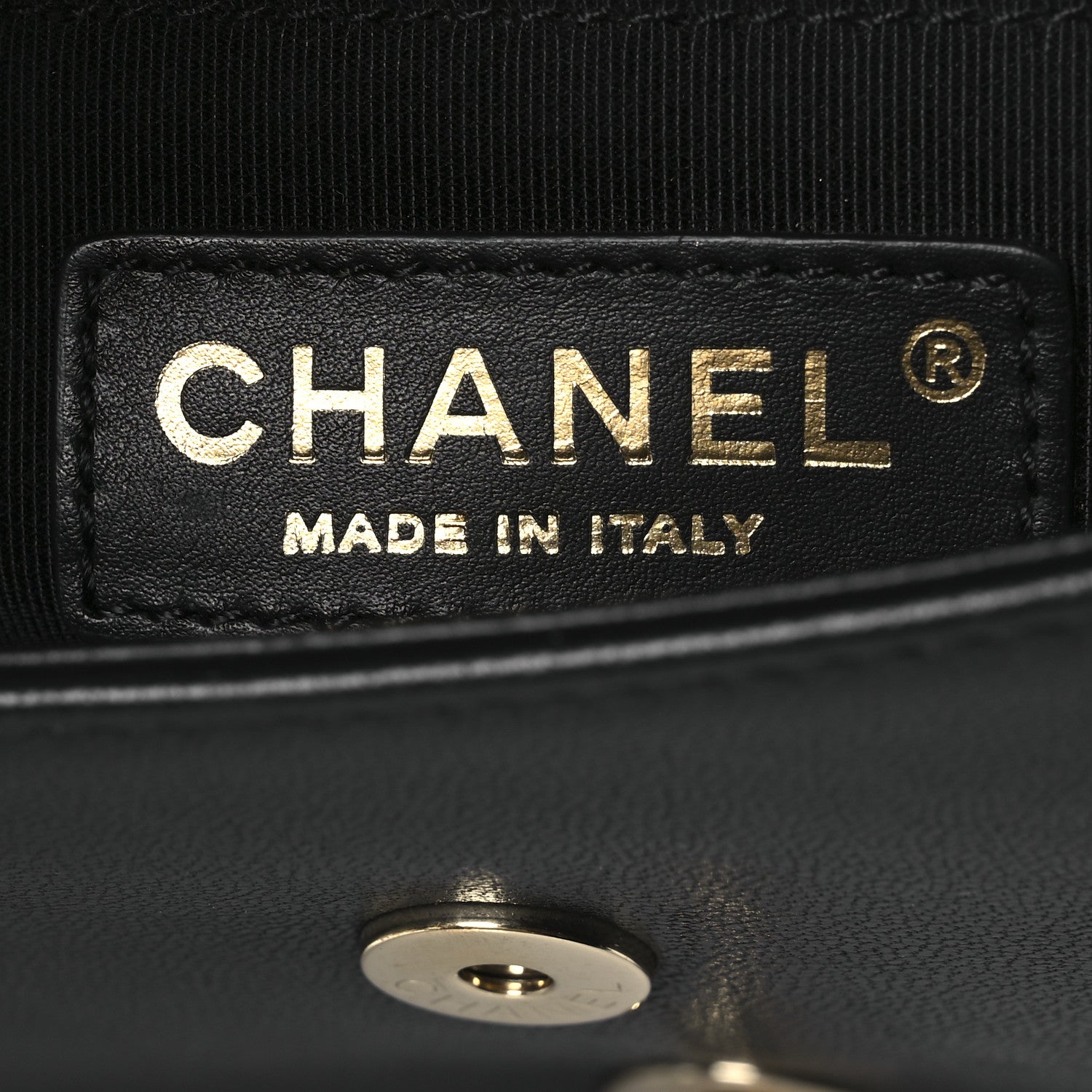 Chanel Sheepskin Chevron Quilted Medium Vintage Mademoiselle Flap Black 6 of 11