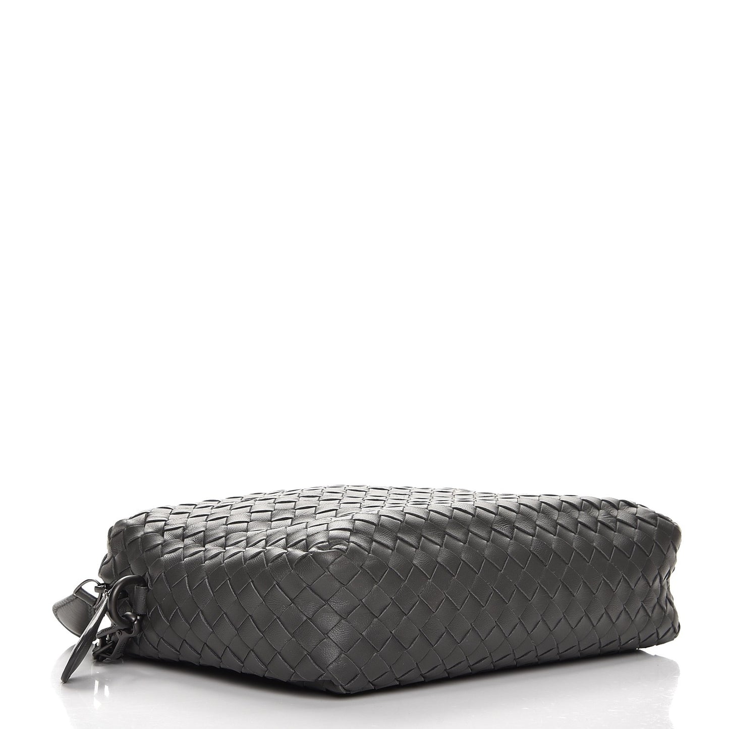 Nappa Intrecciato Small Camera Bag New Light Grey