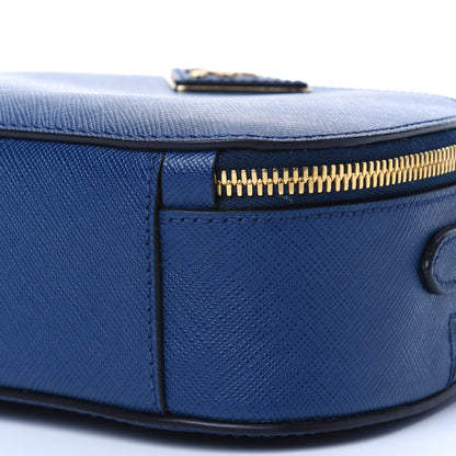 Prada Saffiano Lux Odette Crossbody Bluette 11 of 12