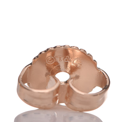 Tiffany 18K Rose Gold Mini Key and Lock Earrings 5 of 6