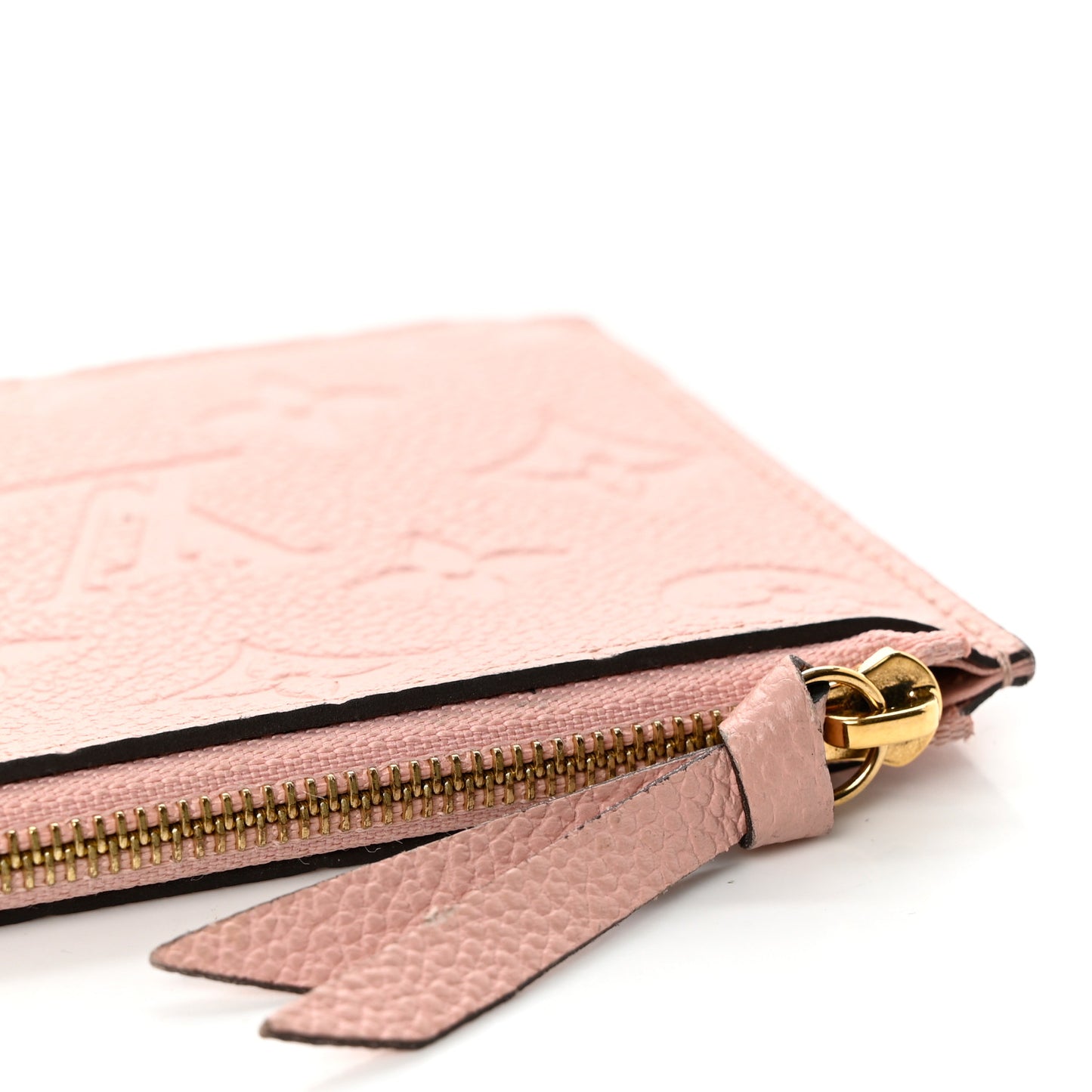 Empreinte Felicie Chain Wallet Zippered Insert Rose Poudre