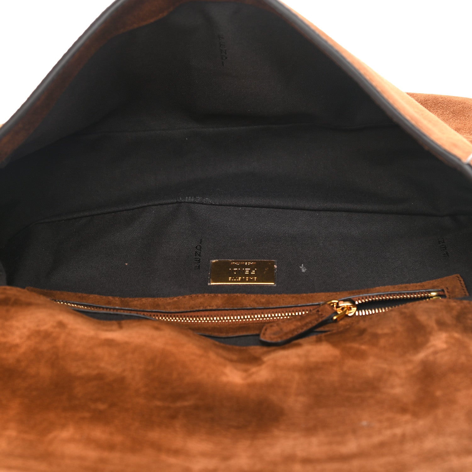 Fendi Chamois Baguette Marrone 5 of 11