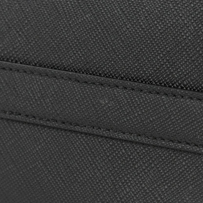 Prada Saffiano Lux Logo Embossed Large Shoulder Tote Handbag Black 11 of 11