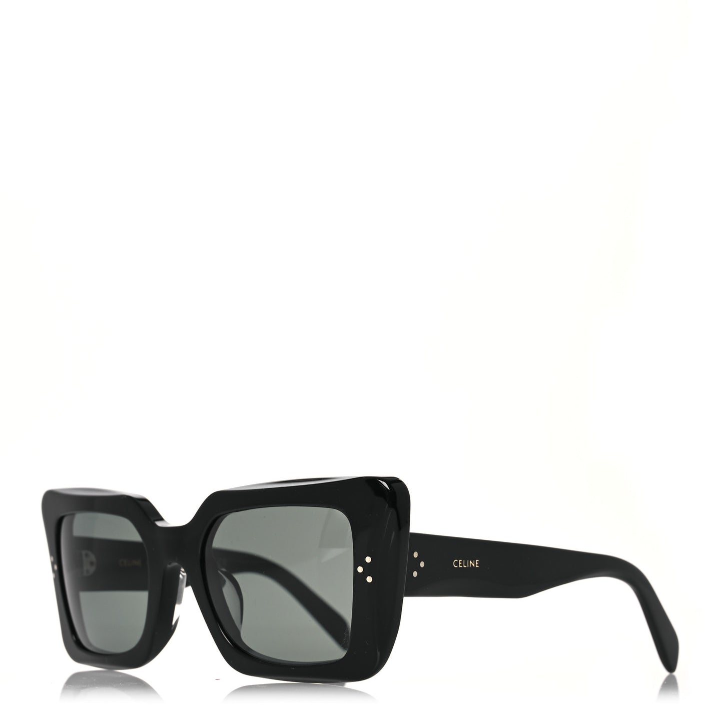Acetate Square Sunglasses CL40156U Black