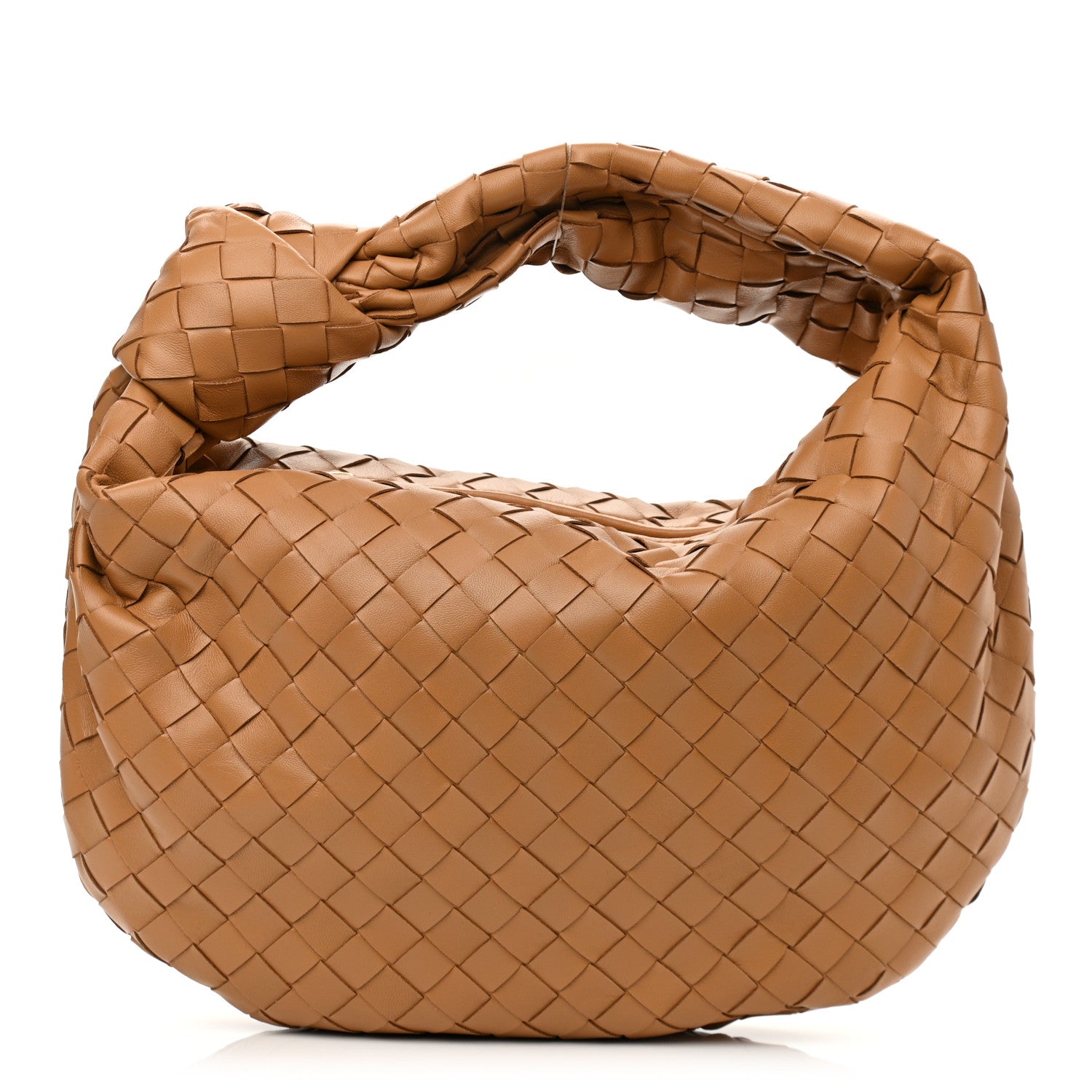 Bottega Veneta Nappa Intrecciato Teen Jodie Hobo Caramel 1 of 9