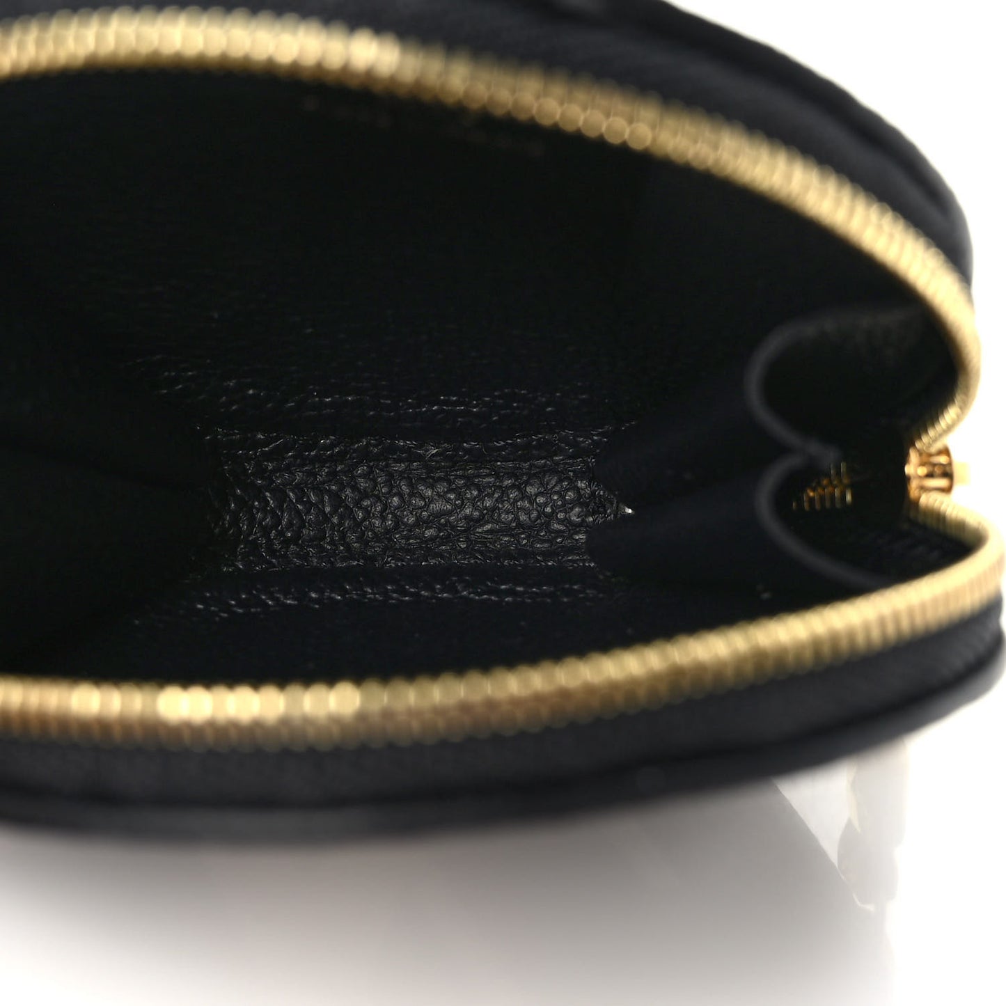 Empreinte Monogram Giant Round Coin Purse Black Beige