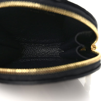 Louis Vuitton Empreinte Monogram Giant Round Coin Purse Black Beige 5 of 6