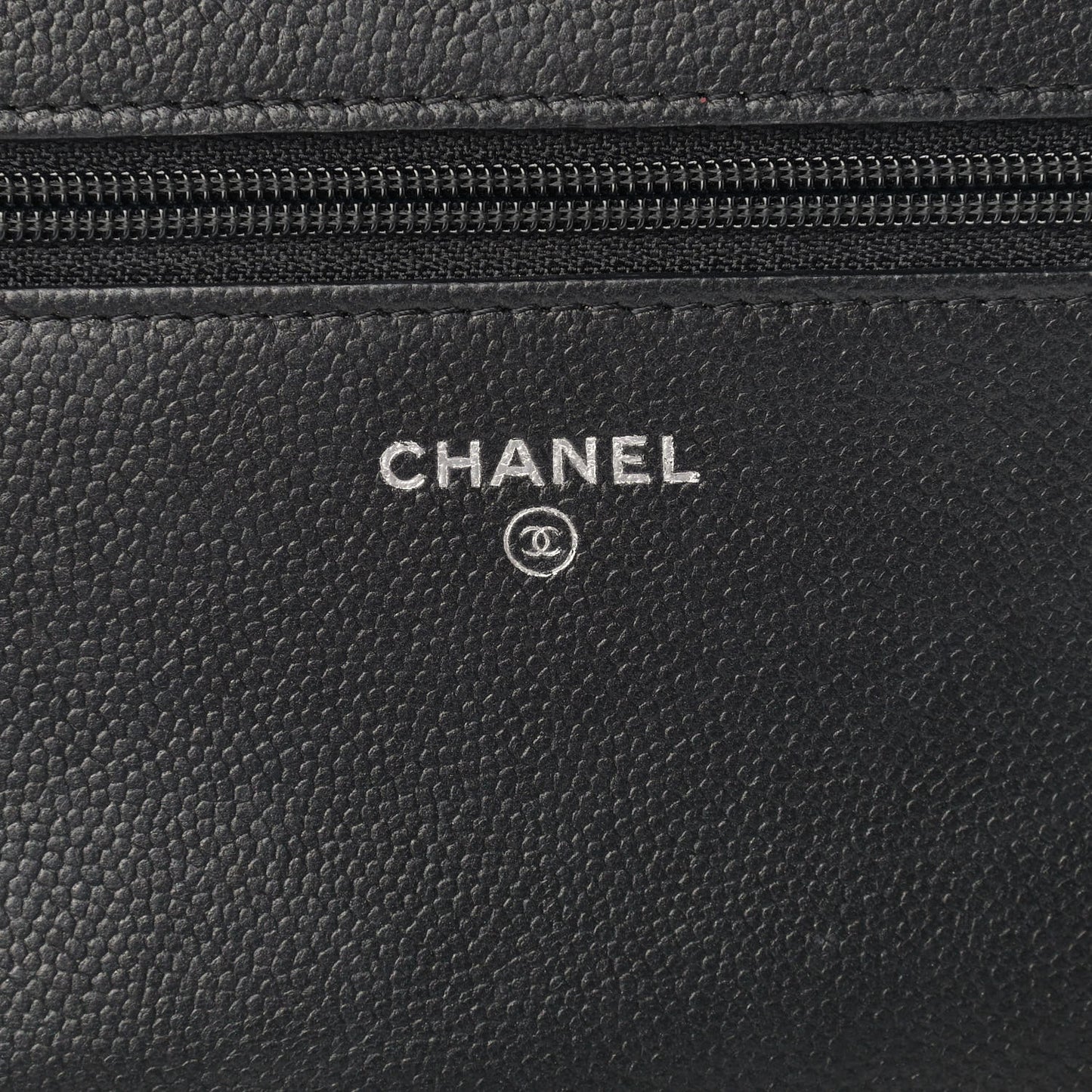 Caviar Quilted Boy Wallet On Chain WOC So Black