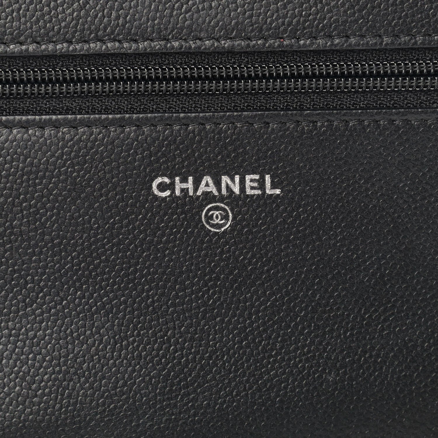 Chanel Caviar Quilted Boy Wallet On Chain WOC So Black 6 of 13