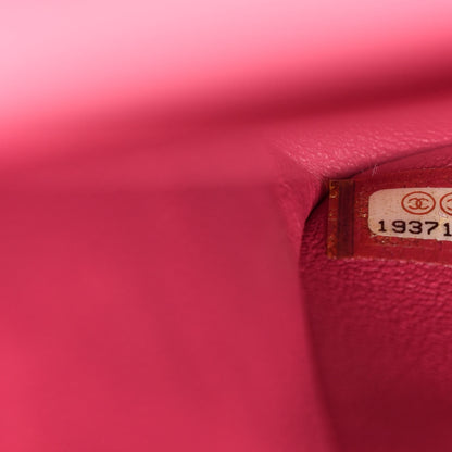 Chanel Patent Quilted Jumbo Double Flap Pink 9 of 10