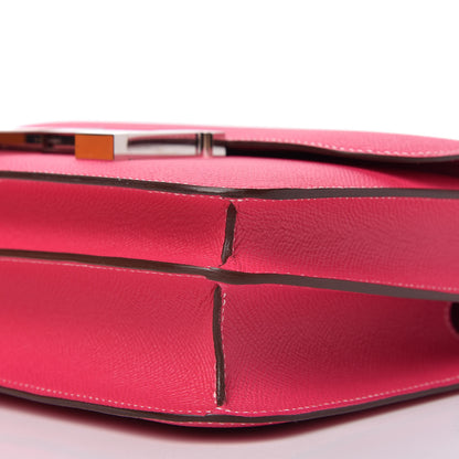 Hermes Epsom Constance 24 Rose Tyrien 7 of 10