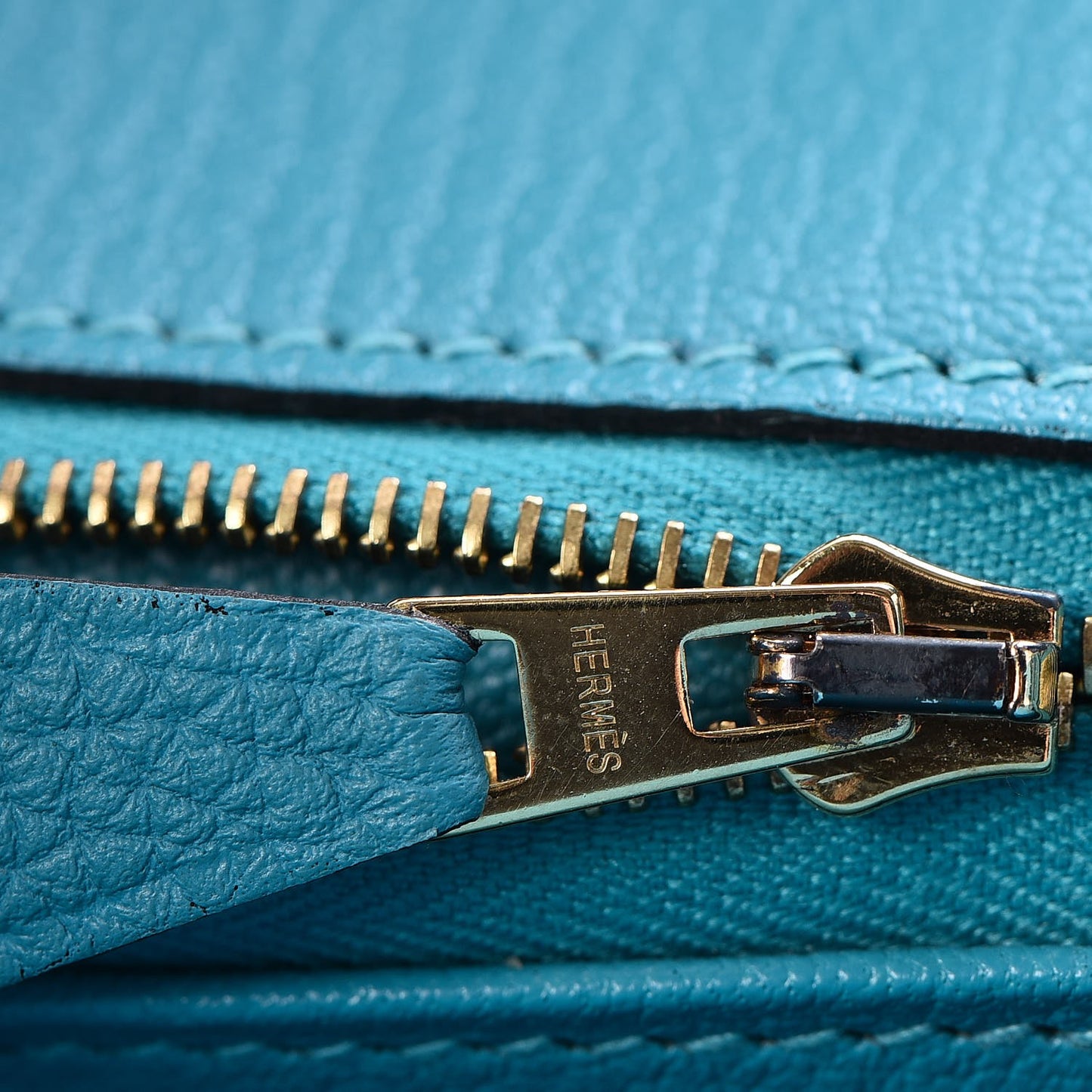 Togo Birkin 35 Turquoise