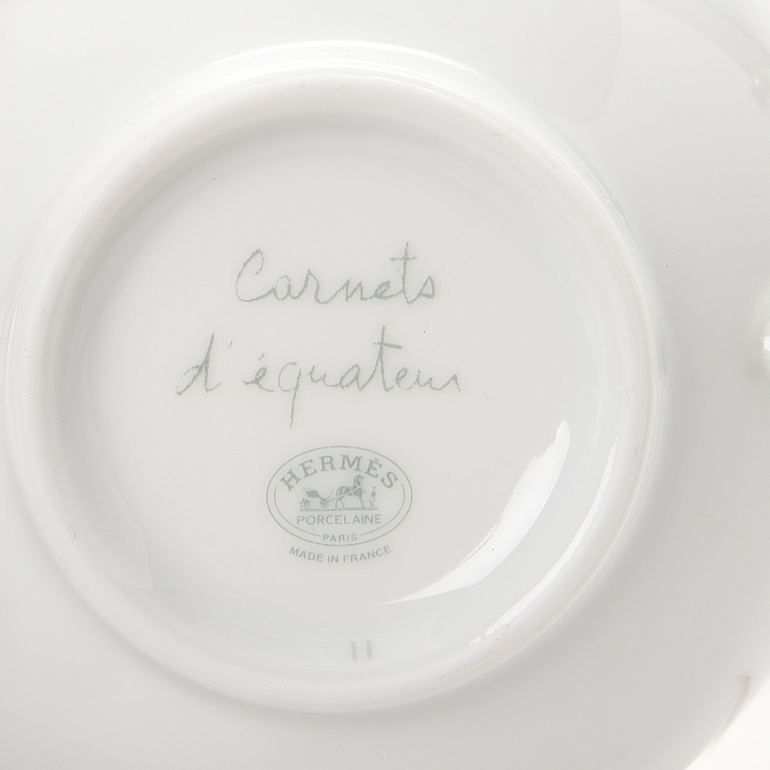 Hermes Porcelain Carnets d'Equateur Tea Cup and Saucer 10 of 11