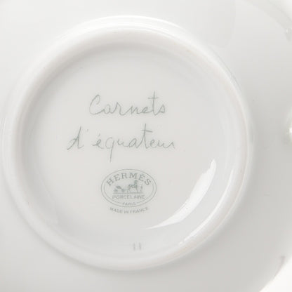 Hermes Porcelain Carnets d'Equateur Tea Cup and Saucer 10 of 11