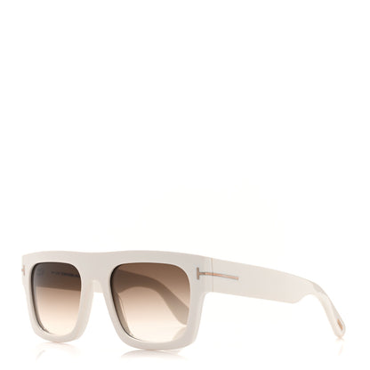 Tom Ford Fausto Sunglasses TF711 Ivory 1 of 7