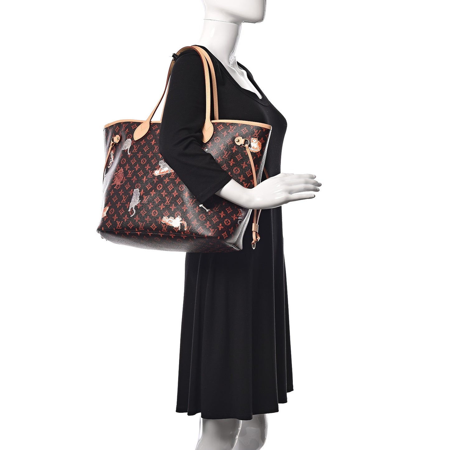 Catogram Neverfull MM Marron