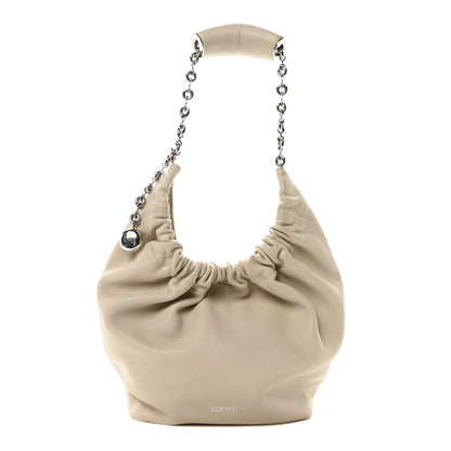 Loewe Buttery Nappa Lambskin Small Squeeze Bag Sea Salt 1 of 11