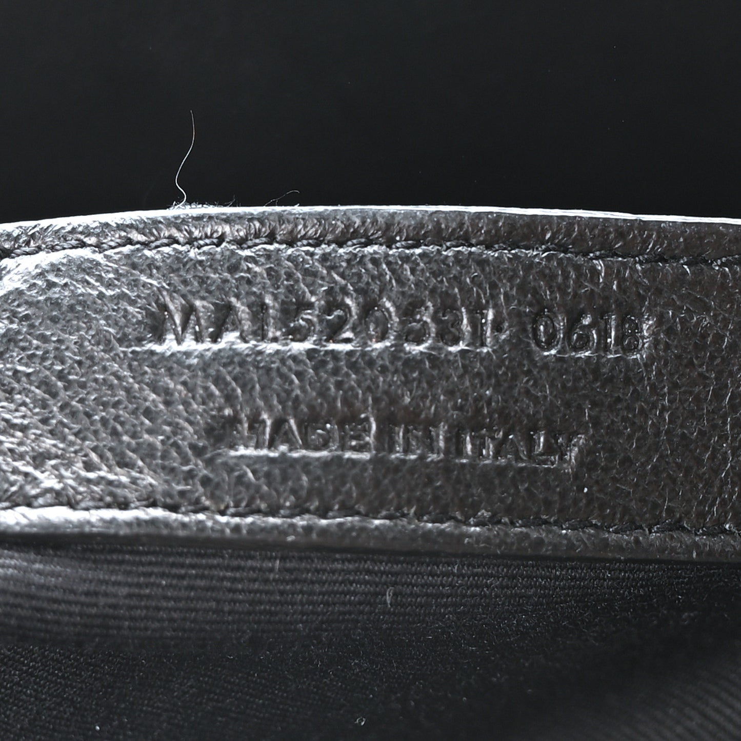 Calfskin Y Quilted Monogram Large Loulou Shopper Black