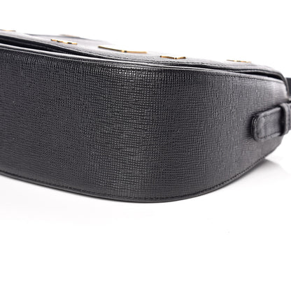 MCM Saffiano Studded Crossbody Black 6 of 10