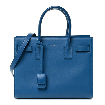 Saint Laurent Calfskin Baby Sac De Jour Indigo 1 of 28