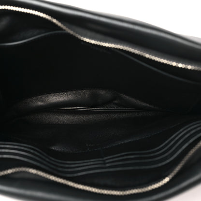 Saint Laurent Lambskin Large Puffy Pouch Black 5 of 8