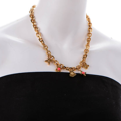 Louis Vuitton Hide and Seek Necklace Gold 2 of 7