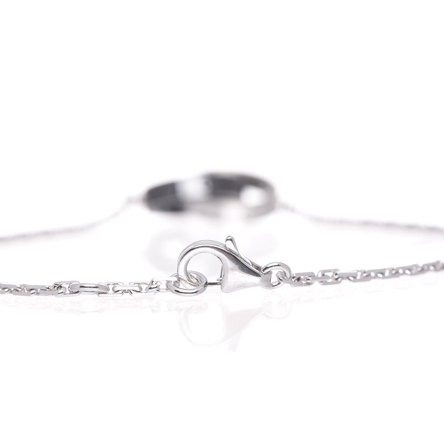 Cartier 18K White Gold Black Ceramic LOVE Bracelet 4 of 5