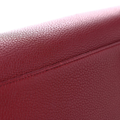 Saint Laurent Grained Calfskin Small Supple Sac De Jour Dark Pallisandre 17 of 17