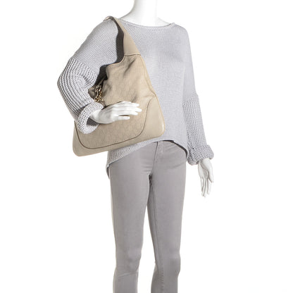 Gucci Guccissima Large Jackie O Bouvier Hobo Off White 2 of 7