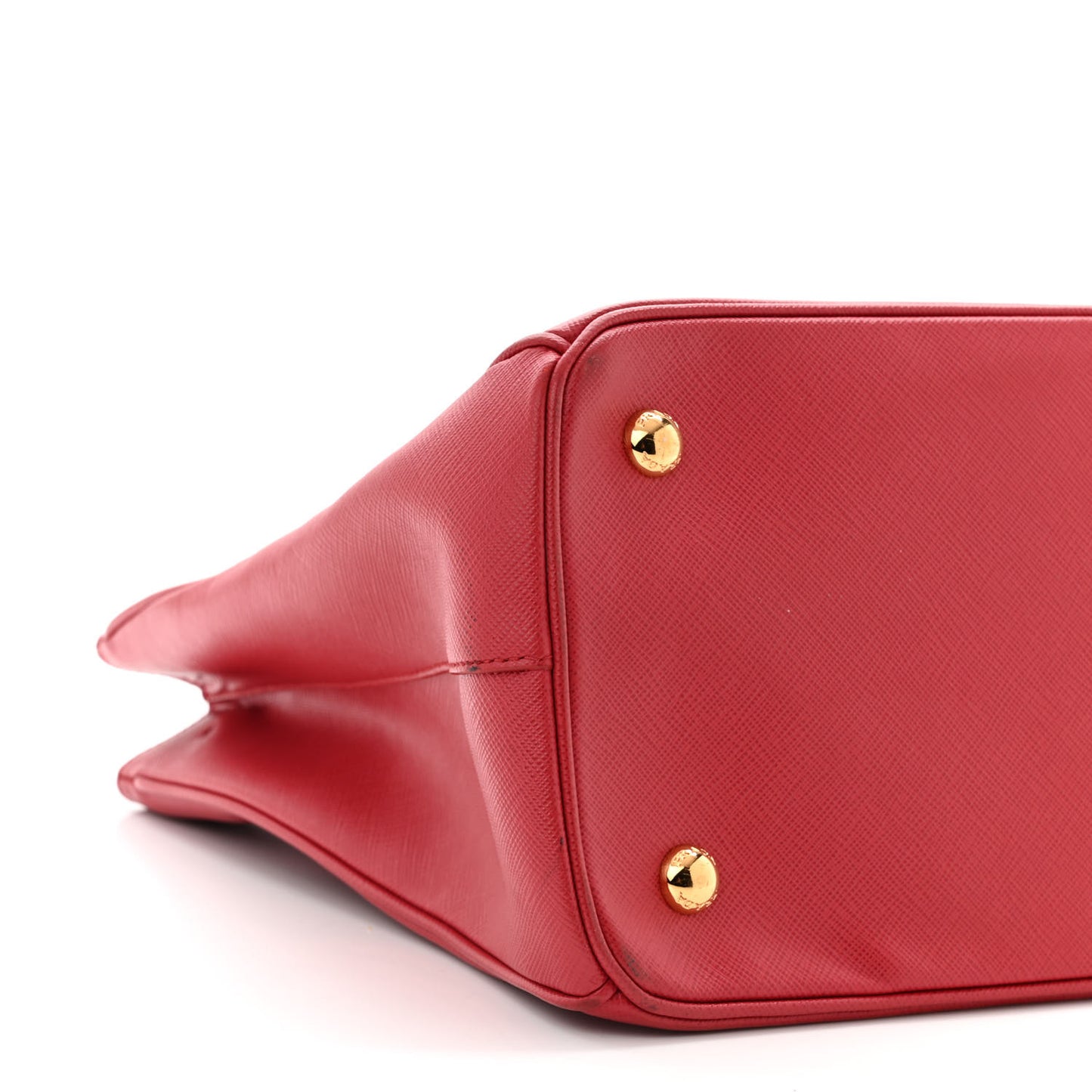 Saffiano Medium Galleria Double Zip Tote Fuoco
