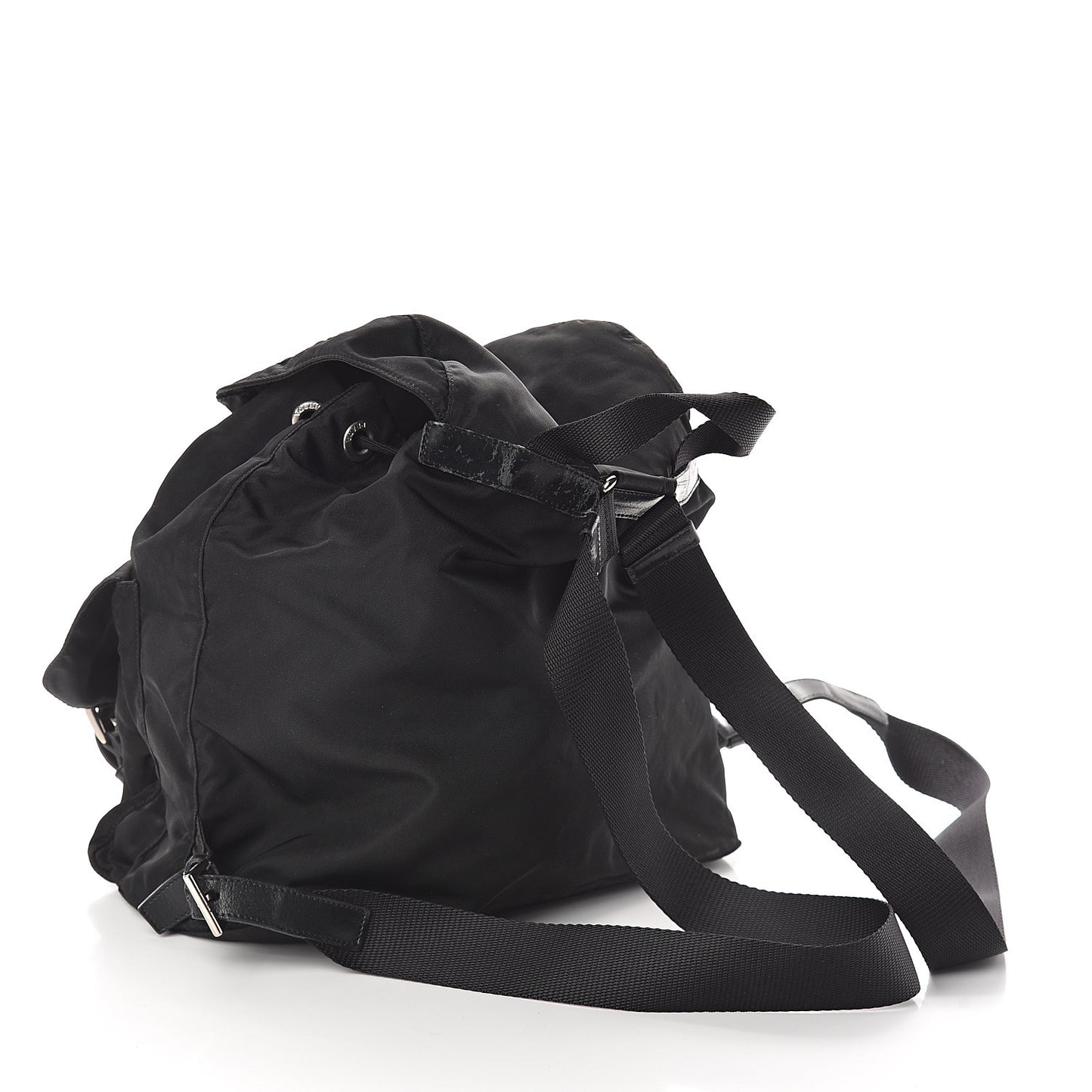 Nylon Vela Medium Backpack Black