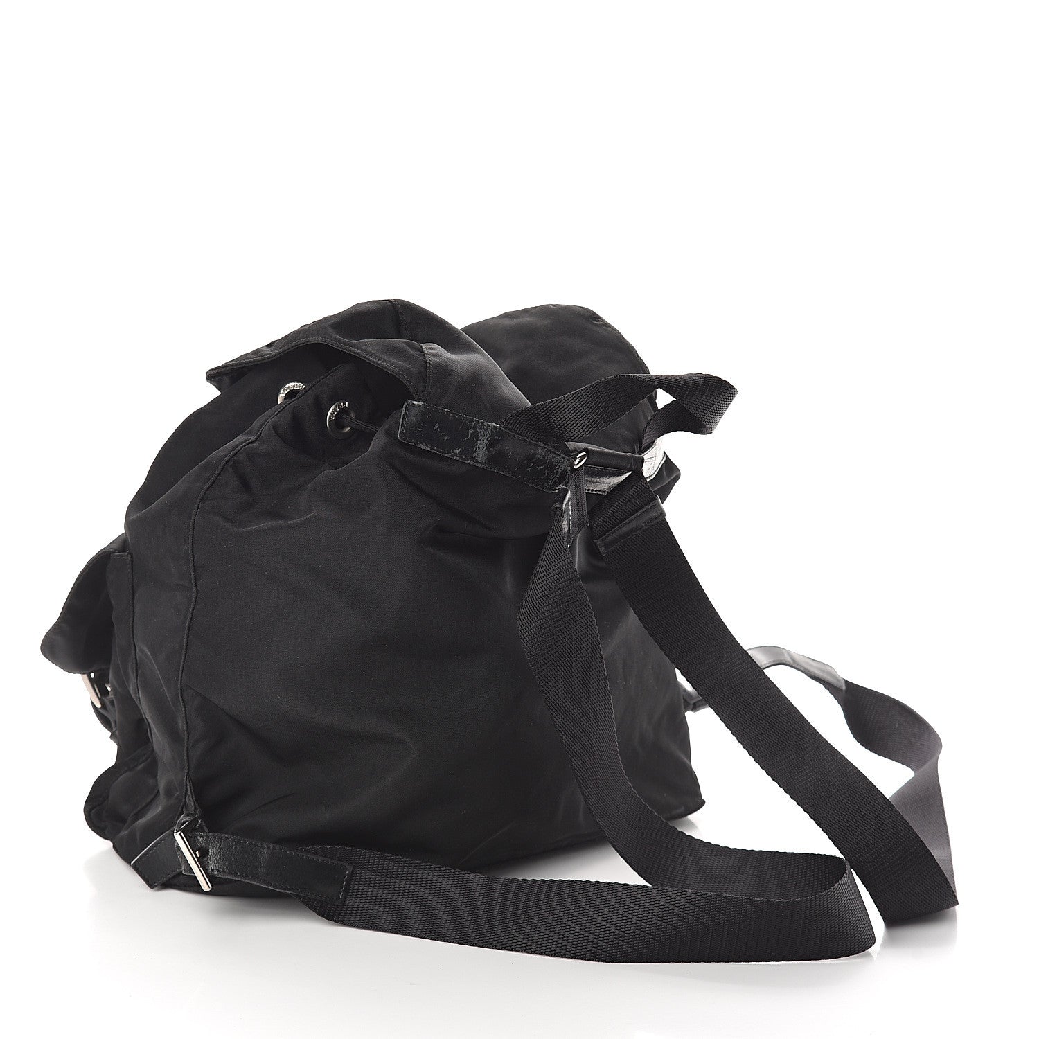Prada Nylon Vela Medium Backpack Black 2 of 8