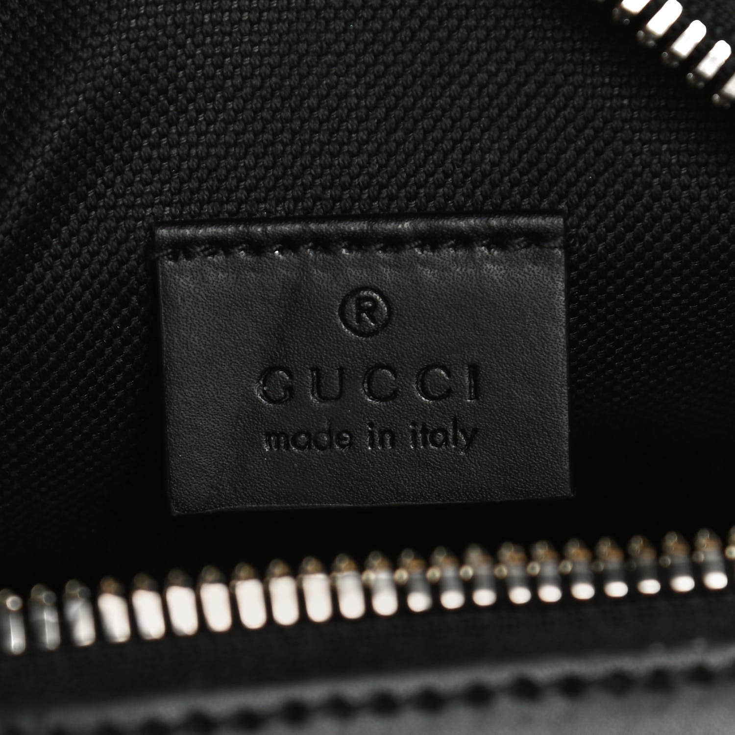 Gucci GG Supreme Monogram Appia Calfskin Web Small Camera Messenger Bag Black Grey 6 of 11