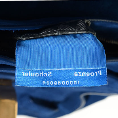 Proenza Schouler Suede Fringed PS1 Crossbody Pouch Cadet Blue 10 of 15