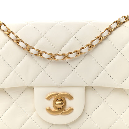 Chanel Lambskin Quilted Mini Rectangular Pearl Crush Flap White 8 of 11
