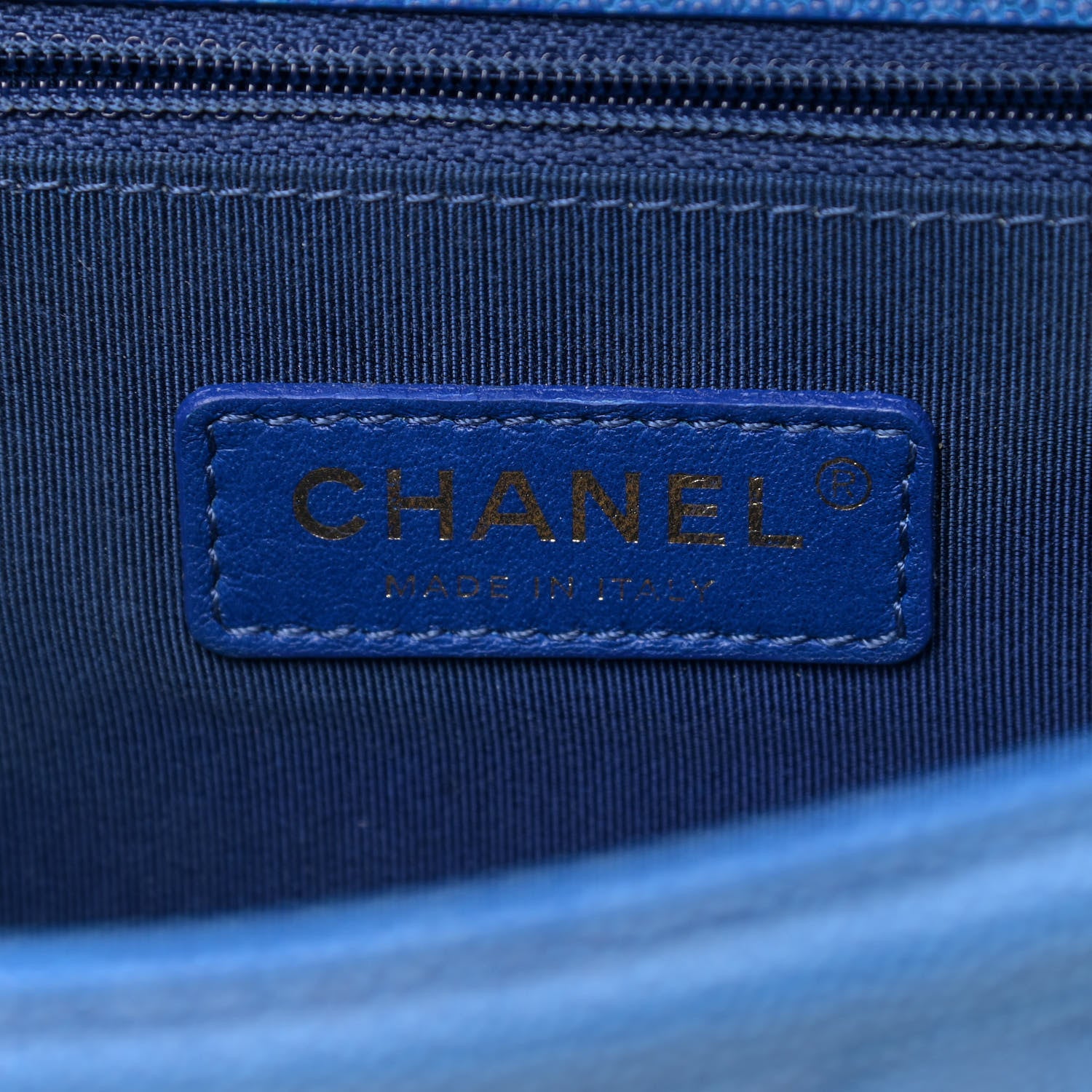 Chanel Caviar Quilted Small Sunset On The Sea Flap Blue 6 of 14