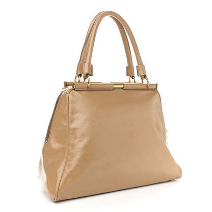 Saint Laurent Patent Medium Majorelle Beige 3 of 27