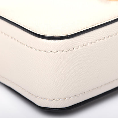 Marc Jacobs Saffiano Small Snapshot Camera Bag Cloud White Multicolor 9 of 16