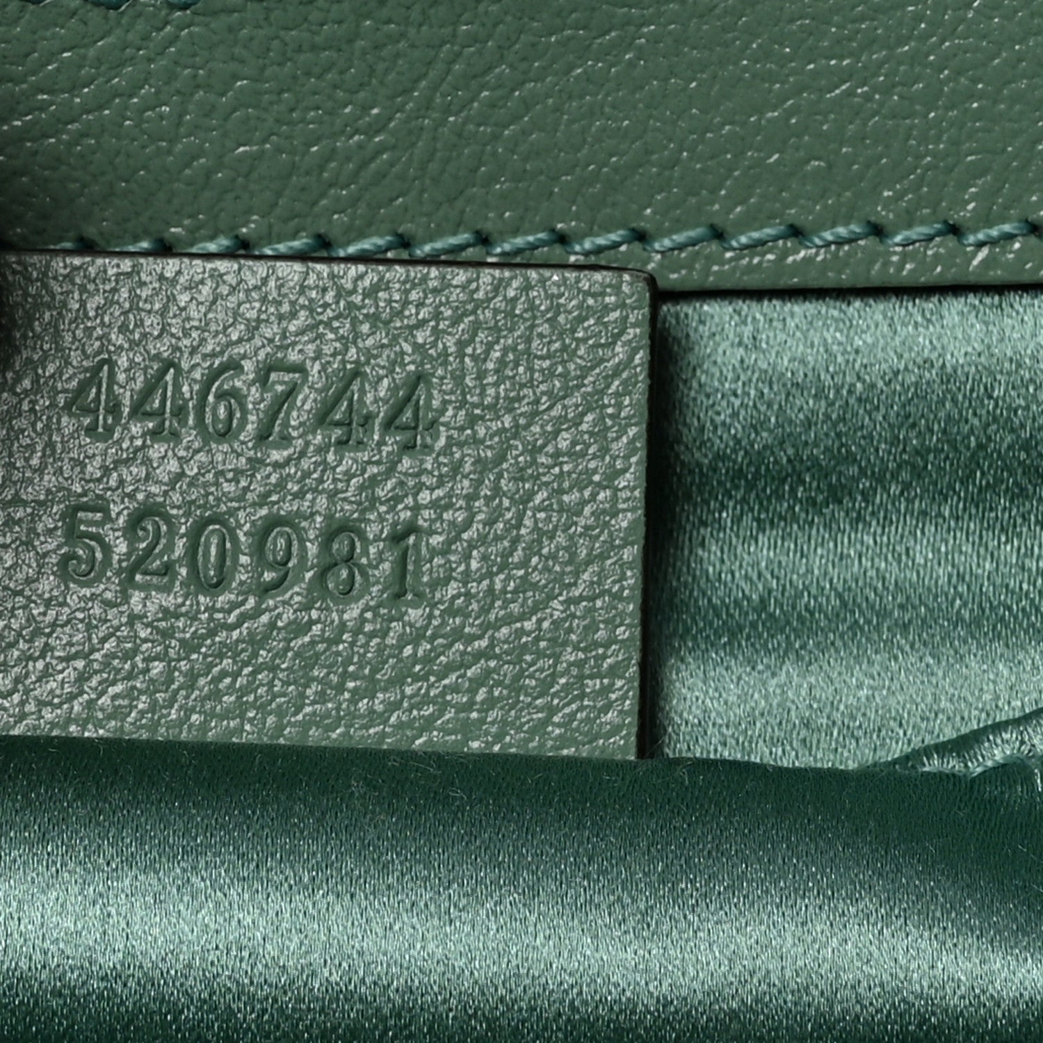 Gucci Sequin Matelasse Small GG Marmont Shoulder Bag Water Green Verde Chiaro Light Water Green 7 of 10