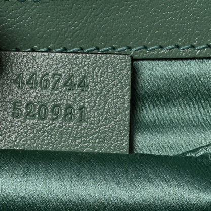 Gucci Sequin Matelasse Small GG Marmont Shoulder Bag Water Green Verde Chiaro Light Water Green 7 of 10