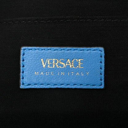 Versace Nappa Quilted Medusa Camera Bag Blue 6 of 12