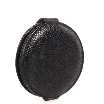 Chanel Caviar CC Round Mirror Black 3 of 7