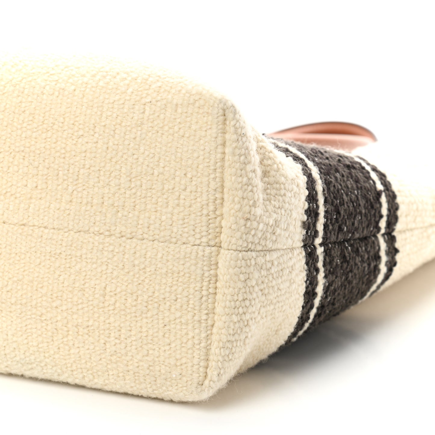 Plein Soleil Horizontal Cabas Natural Tan Black