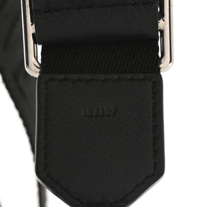 Loewe Calfskin Jacquard Webbing Anagram Strap Black 4 of 7