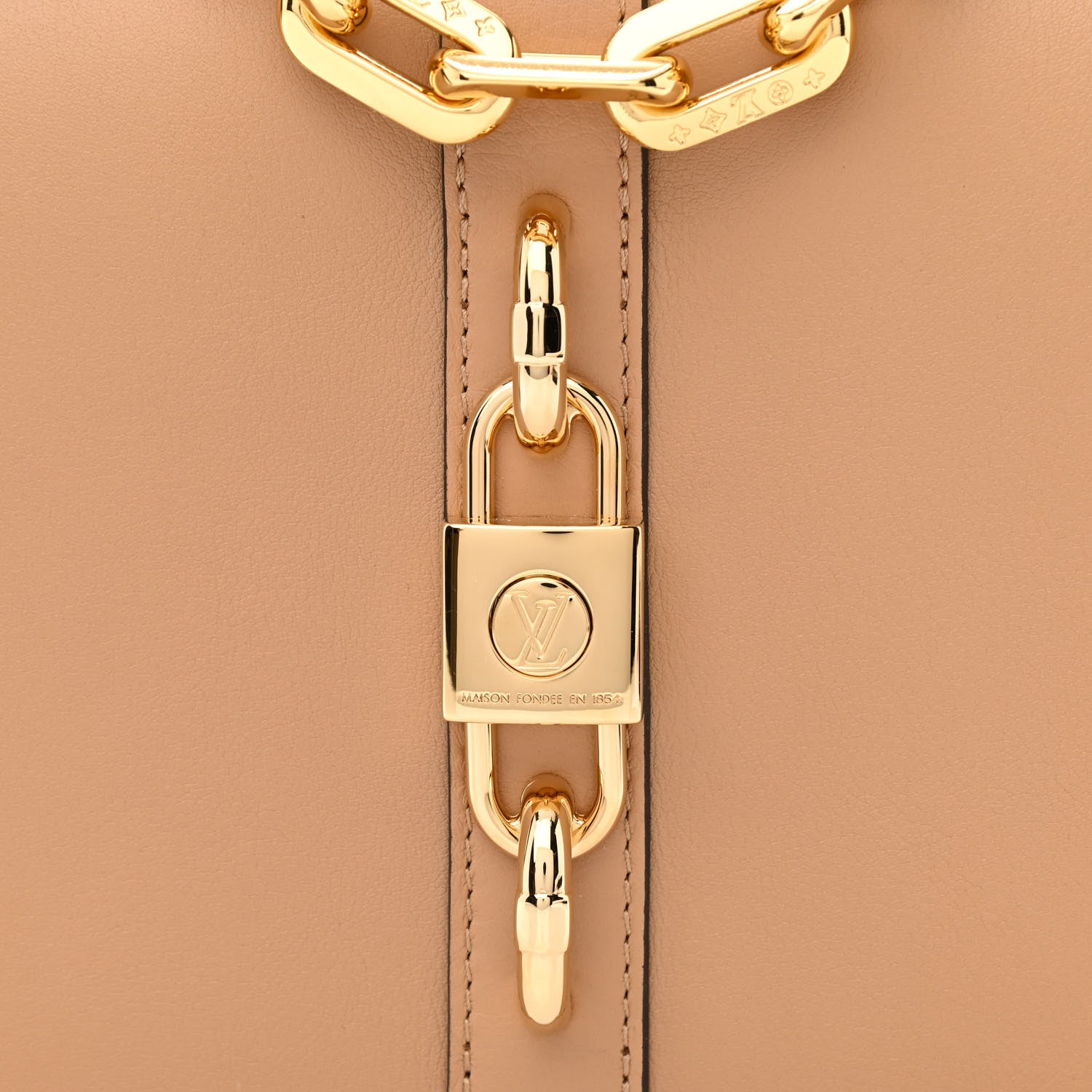 Louis Vuitton Calfskin Rendez-Vous Camel 7 of 9