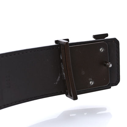 Louis Vuitton Damier Ebene 40mm LV Initiales Belt 85 34 7 of 8