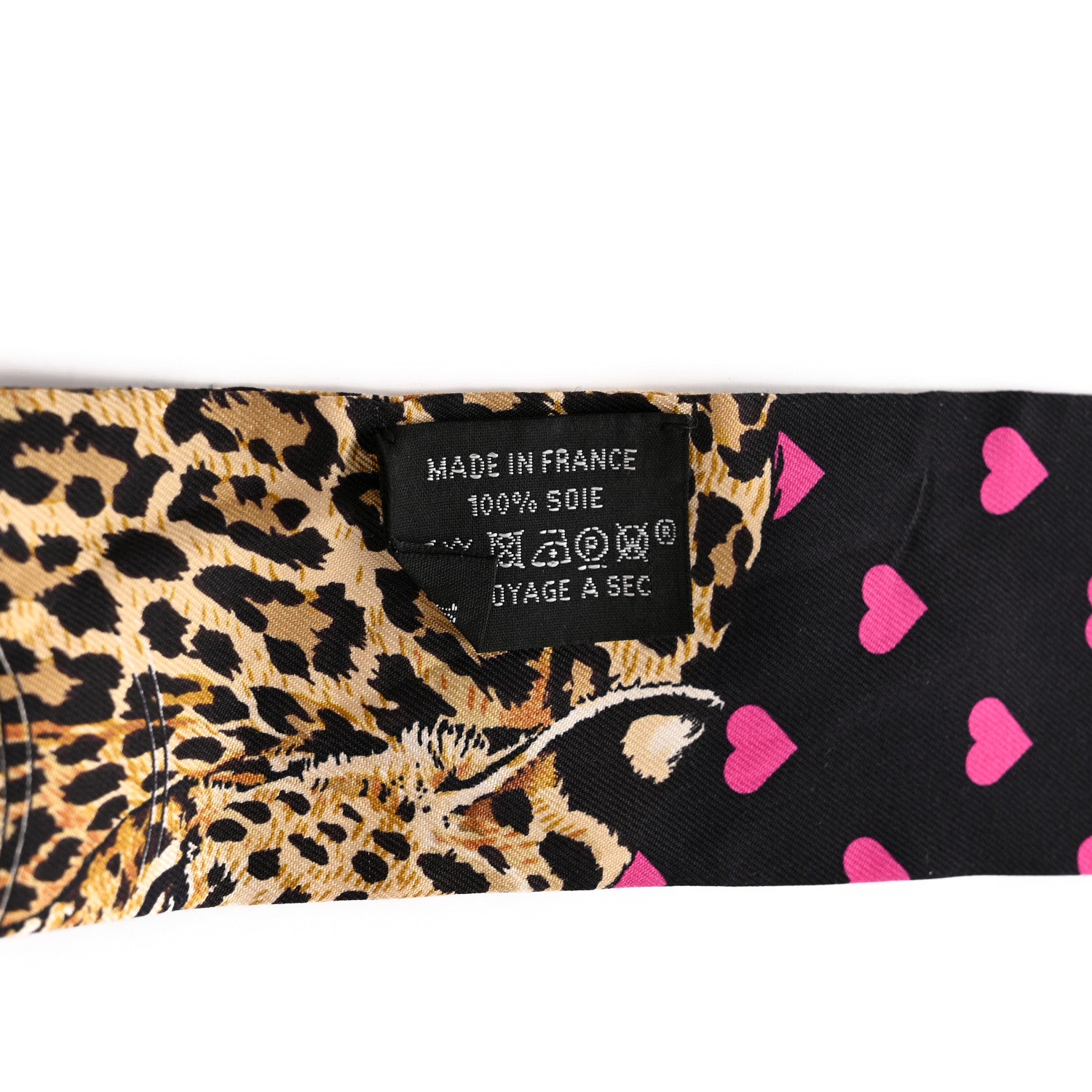 Hermes Silk Jungle Love Love Twilly Black Vert Rose Vif 4 of 6