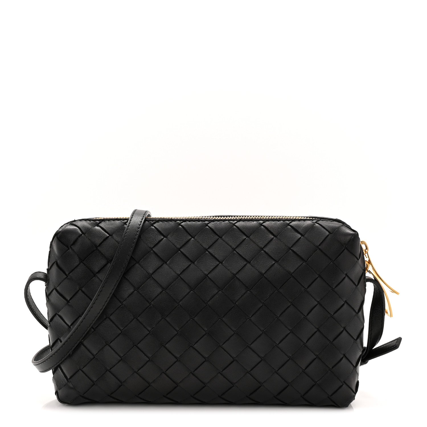 Bottega Veneta Nappa Intrecciato Crossbody Black 1 of 10
