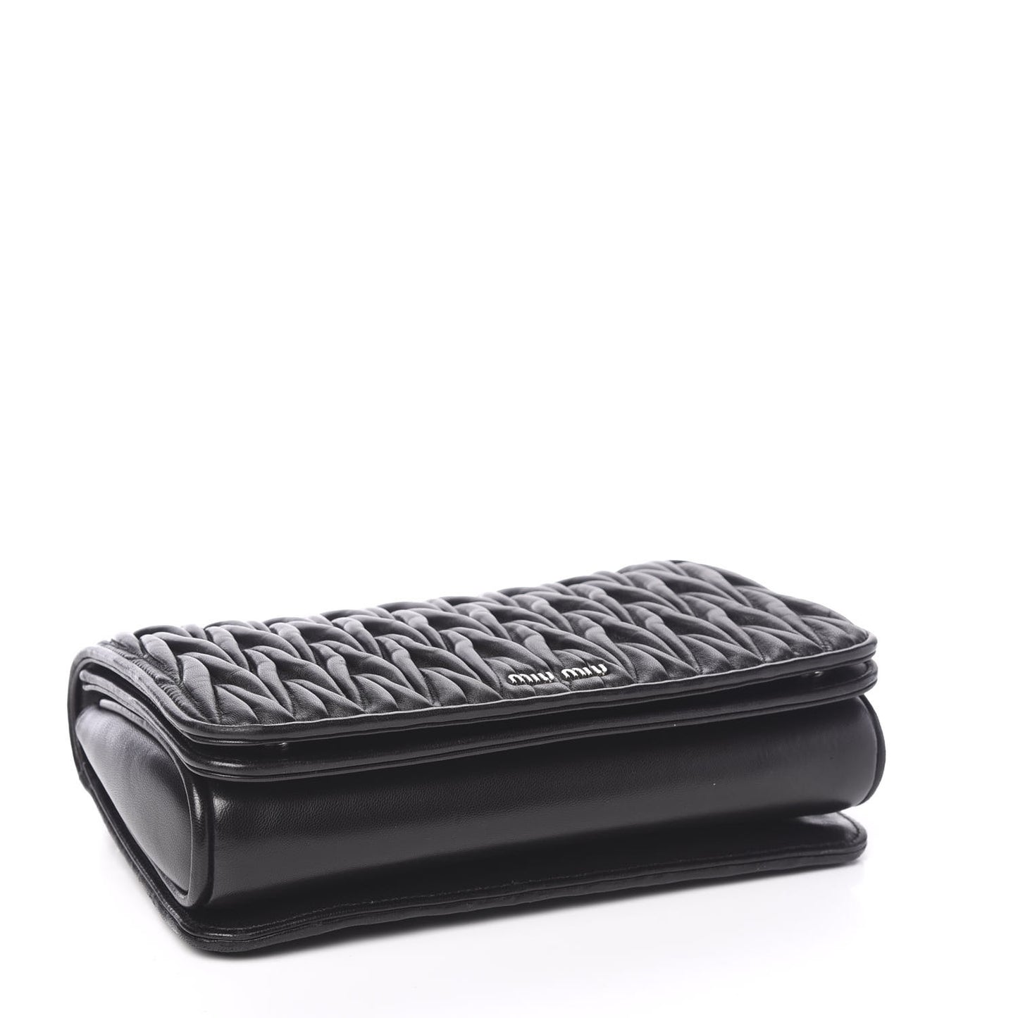 Nappa Matelasse Club Shoulder Bag Black