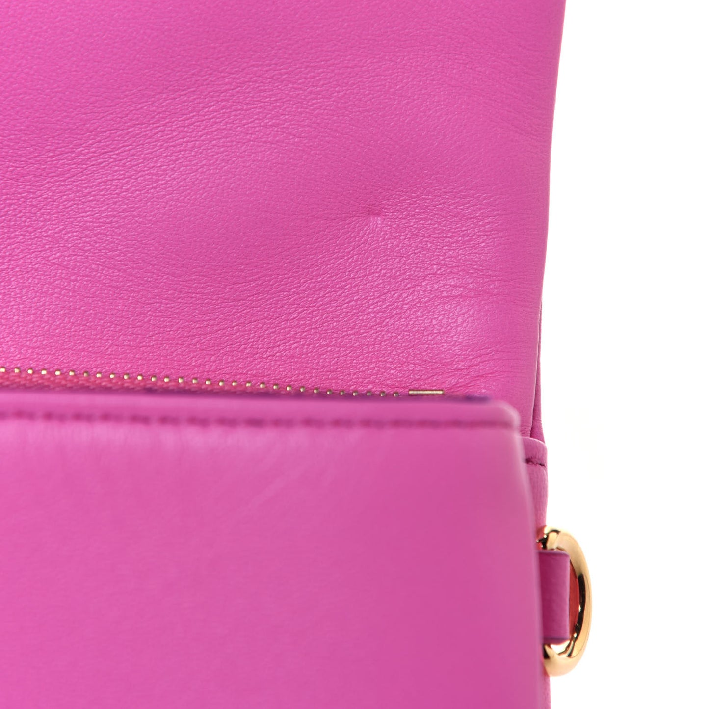 Lambskin Embossed Monogram Vuittamins Pochette Coussin Rose Violet